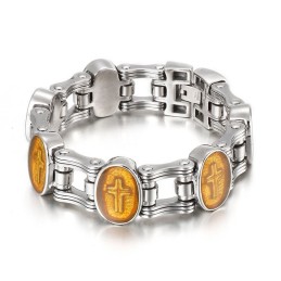 Street Fashion Cross Bicycle Heren Titanium Armband