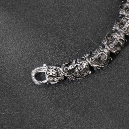 Cool Skull Heren Titanium Armband