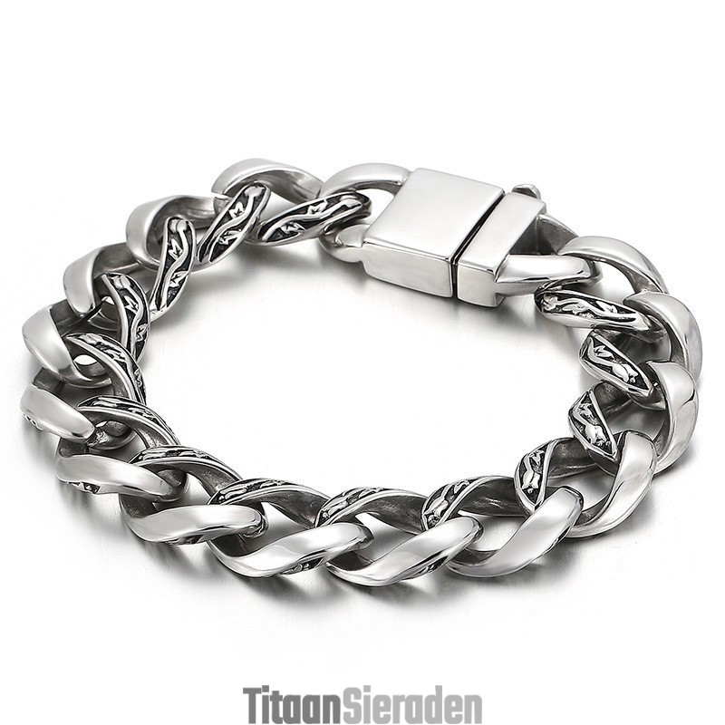 Coole Chique Titanium Armband Voor Heren Coole Chique Titanium Armband Voor Heren