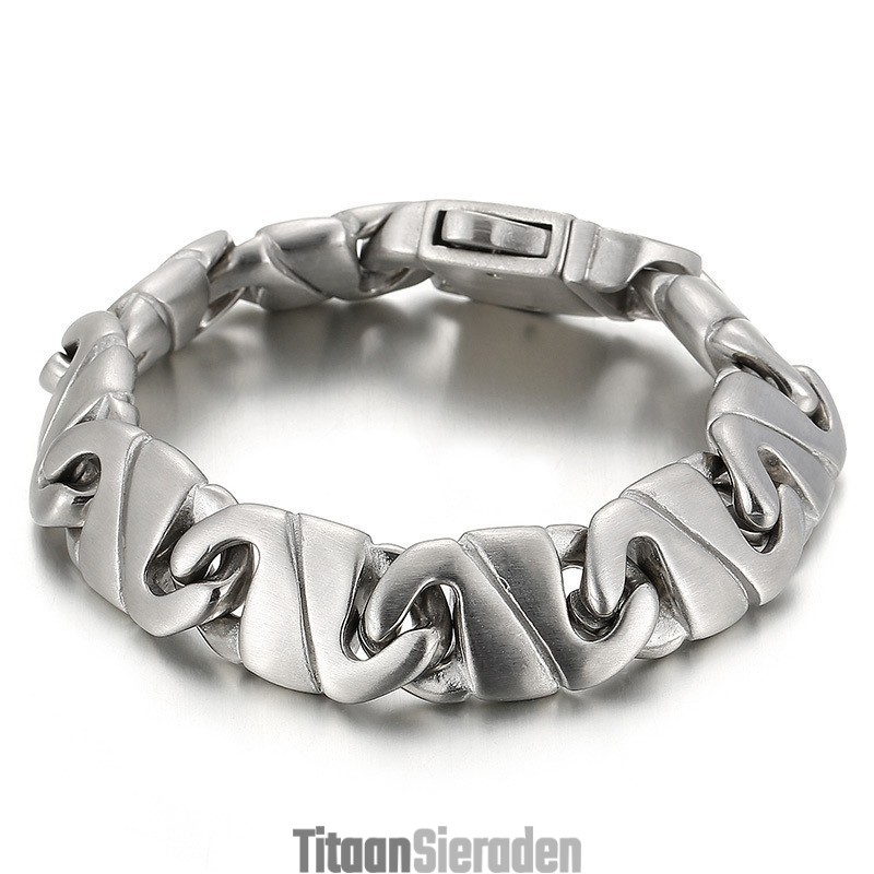 Chique, Modieuze Titanium Herenarmbanden Als Cadeau
