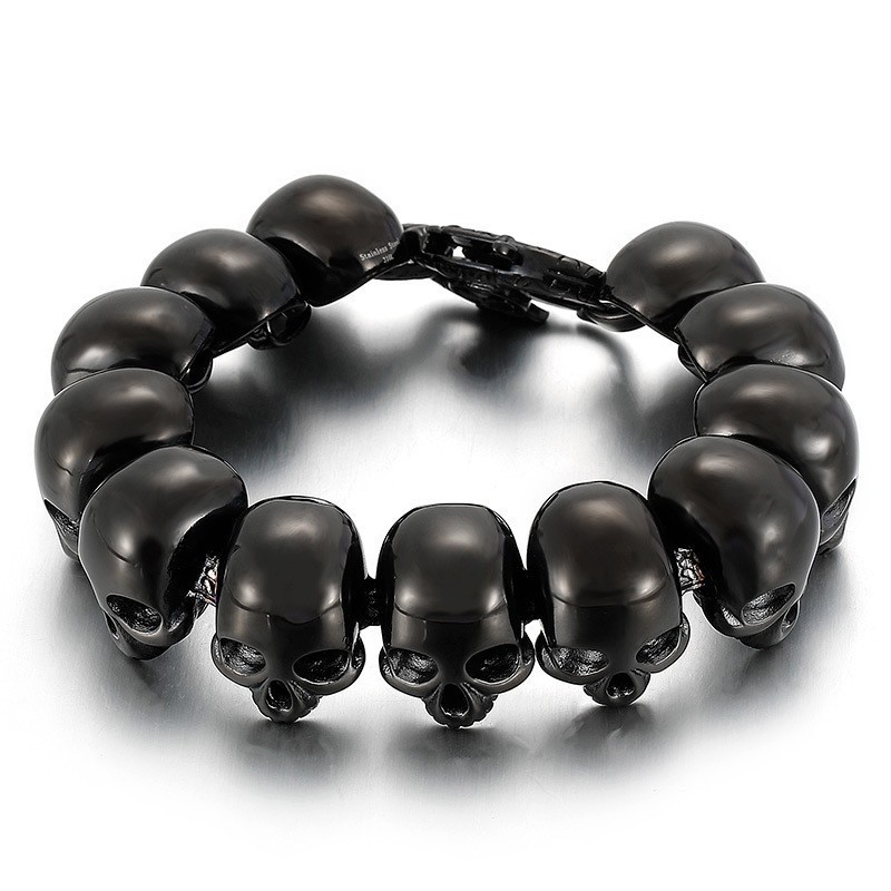 Tide Herenmode Titanium Armbanden Voor Jongens Schedel Armbanden Tide Herenmode Titanium Armbanden Voor Jongens Schedel Armbanden