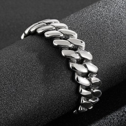 Chic Wind Diamantvormige Titanium Armband