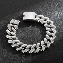 Chic Wind Diamantvormige Titanium Armband