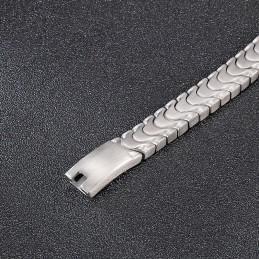 Mode Titanium Herenarmband Zandoppervlak Armband