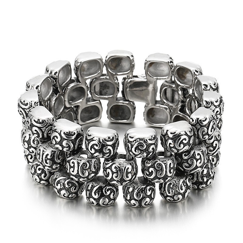 Grof Cool Heren Titanium Armband Grof Cool Heren Titanium Armband