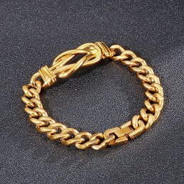 Geknoopte Titanium Herenarmband