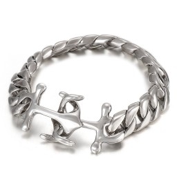 Titanium Chic Wind Boat Anchor Herenarmband Accessoires