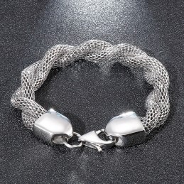 Heren Slangenbot Titanium Ketting Armband