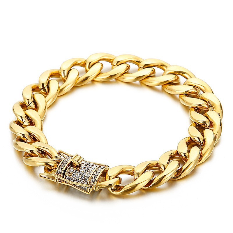 Fietskettingarmband Met Diamanten Draken Snorharen Fietskettingarmband Met Diamanten Draken Snorharen