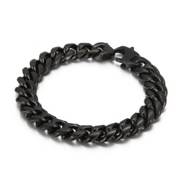 Prachtige Titanium Cubaanse Kettingarmband