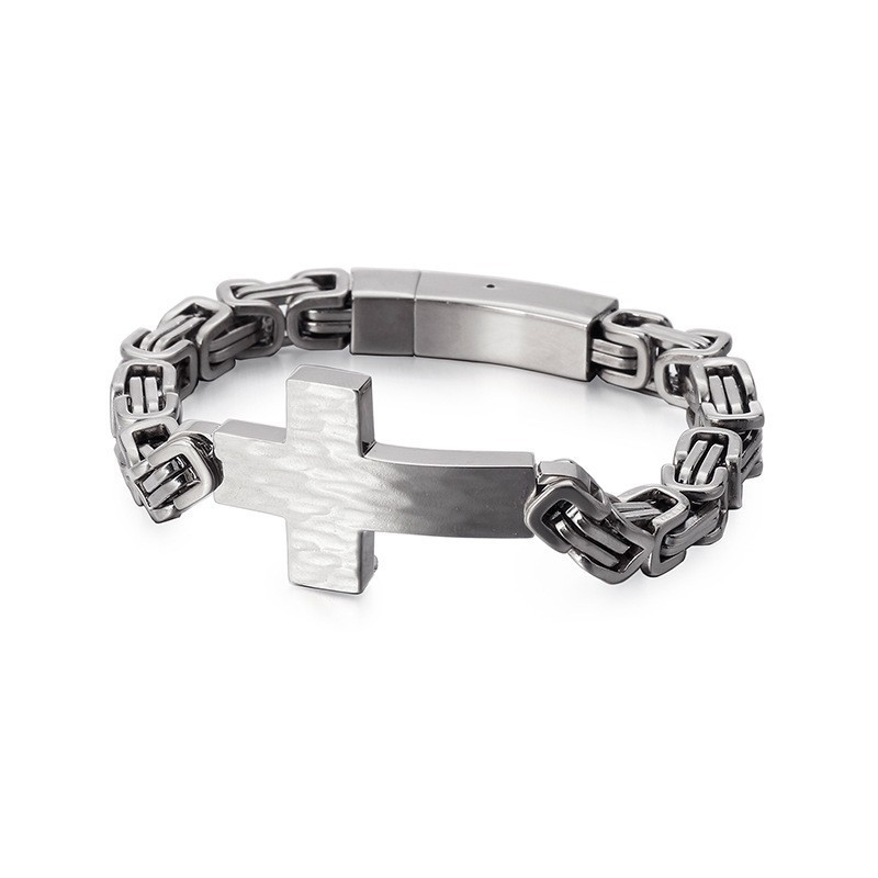 Cross Bend Armband Heren Emperor Back Chain Armband