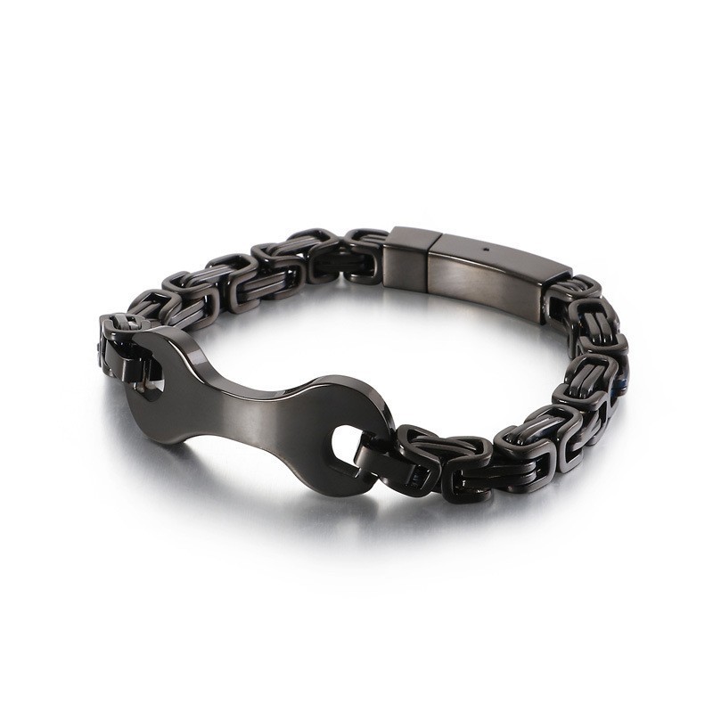 Fashion Tide Titanium Emperor Chain Armband Voor Heren