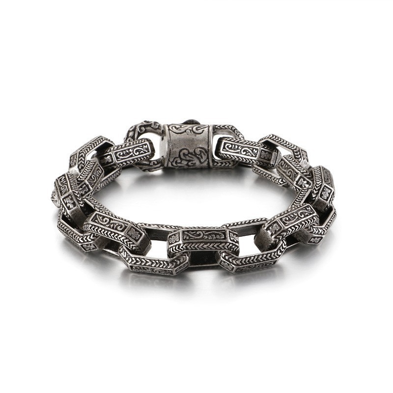 Nieuwe Chique Herenpatroon Titanium Getijdenarmband Nieuwe Chique Herenpatroon Titanium Getijdenarmband