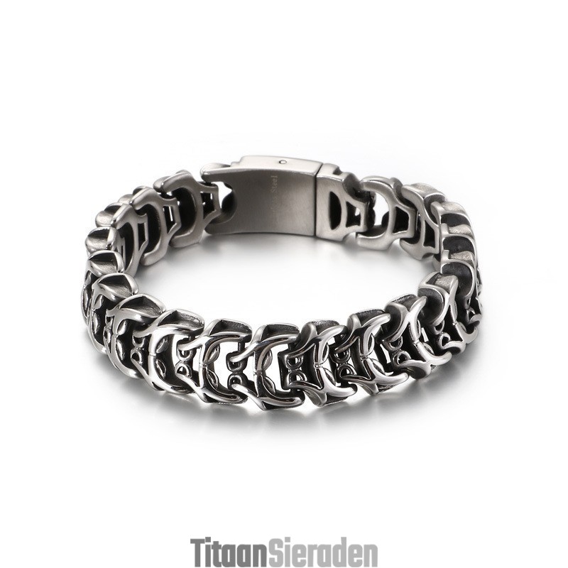 Coole, Overdreven Chique Titanium Armband Voor Heren Coole, Overdreven Chique Titanium Armband Voor Heren