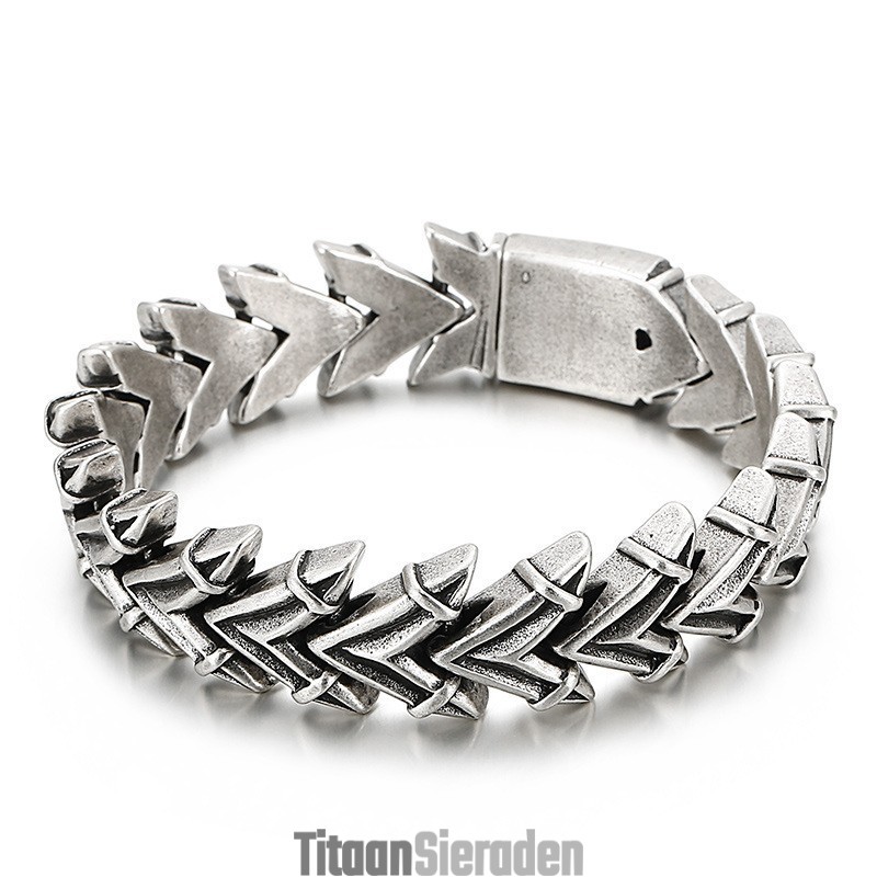 Coole, Overdreven Chique Titanium Armband Voor Heren Coole, Overdreven Chique Titanium Armband Voor Heren