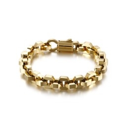 Elegante Geometrische Heren Titanium Armband