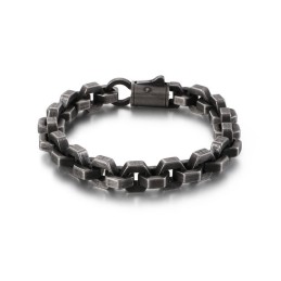 Geometrische Heren Titanium Mode Armband