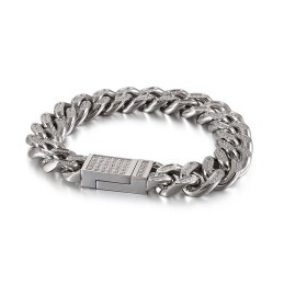 Titanium Heren Hiphop Armbanden Met Diamanten