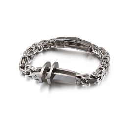 Nieuwe Titanium Armbanden Voor Heren, Klassieke Kruisarmbanden