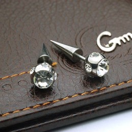 Titanium Diamanten Oorbellen Punctie