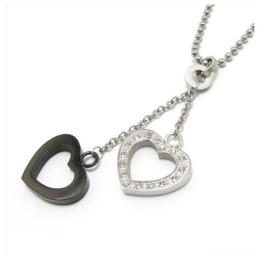 Mode Cadeau Hartvormige Diamanten Ketting Hanger
