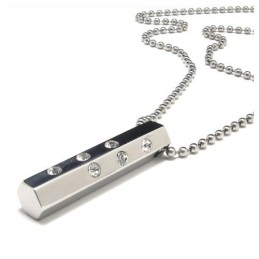 Mode Heren Cadeau Titanium Diamanten Ketting Hanger