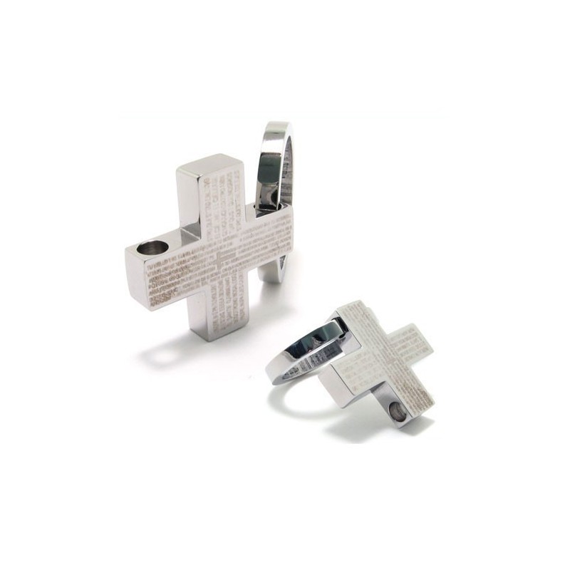Mode Cadeau Bijbel Kruis Titanium Ketting Hanger Mode Cadeau Bijbel Kruis Titanium Ketting Hanger