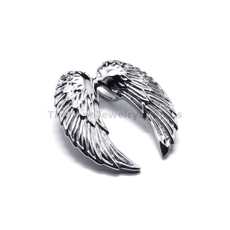 Engelenvleugels Titanium Hanger - Gratis Ketting Engelenvleugels Titanium Hanger - Gratis Ketting