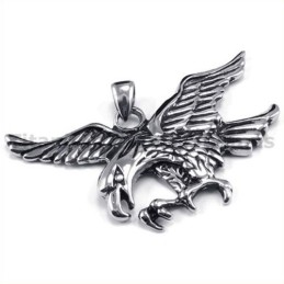 Titanium Eagle Hanger - Gratis Ketting