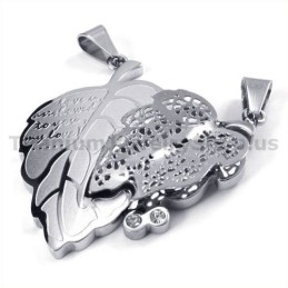 Love You Titanium Lovers Hangers Met Diamantenvrije Kettingen