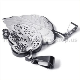 Love You Titanium Lovers Hangers Met Diamantenvrije Kettingen