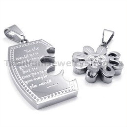 Titanium Lovers Hangers-Gratis Kettingen