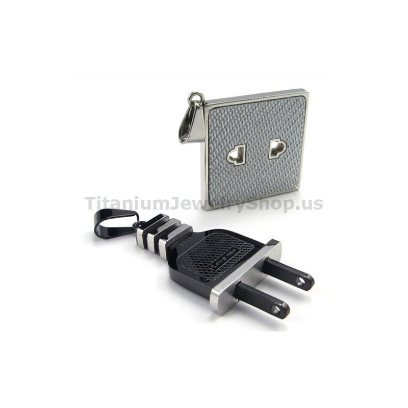 Titanium Hangers Voor Liefhebbers Van Stopcontacten En Stekkers - Gratis Kettingen