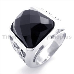 Titanium Ring Met Zirkoon