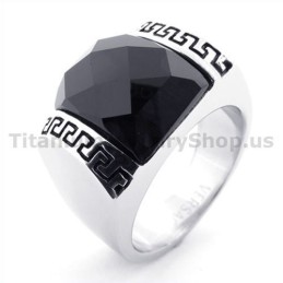 Titanium Ring Met Zirkoon