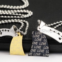 Love Sail Lovers Titanium Hangers Valentijnsdag Cadeaus - Gratis Kettingen