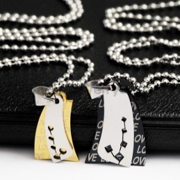 Love Sail Lovers Titanium Hangers Valentijnsdag Cadeaus - Gratis Kettingen