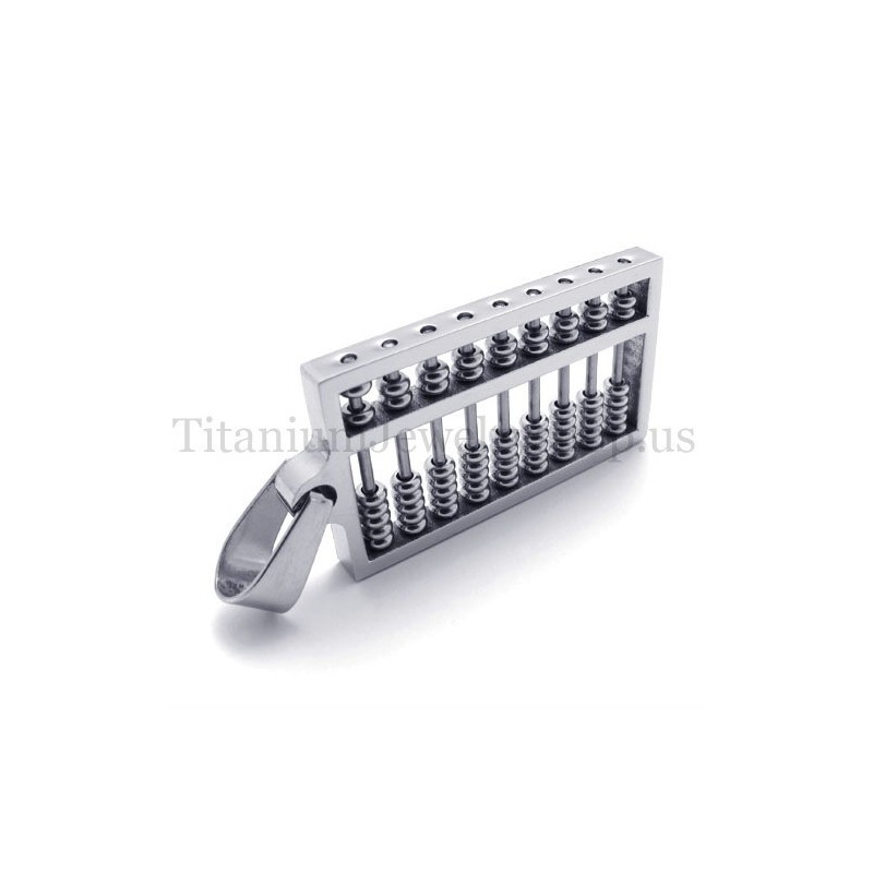 Zilveren Abacus Titanium Hanger Zilveren Abacus Titanium Hanger
