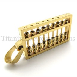 Gouden Abacus Titanium Hanger