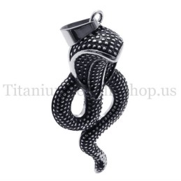 Zwarte Koningscobra Titanium Hanger