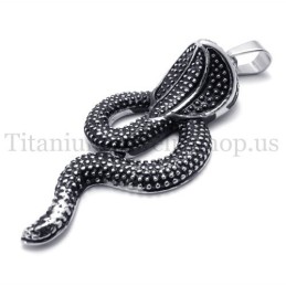 Zwarte Koningscobra Titanium Hanger