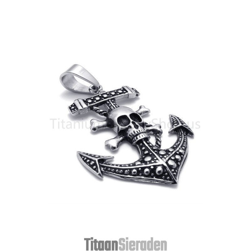 Nieuwe Klassieke Titanium Hanger Met Piratenschipanker