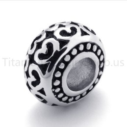 Nieuwe Klassieke Parel Gelukshanger Van Titanium