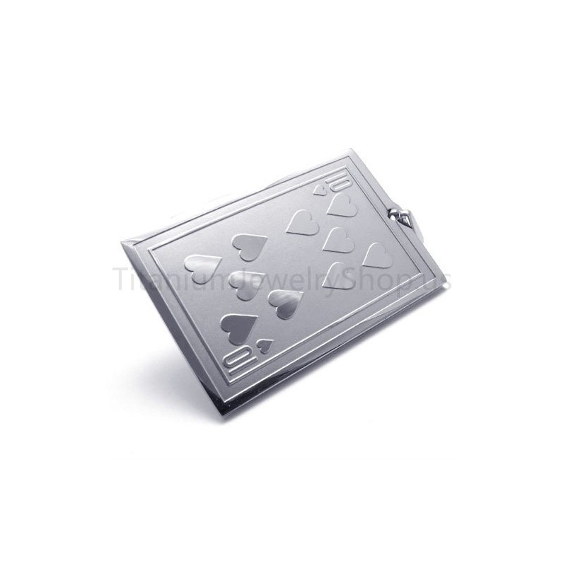 Nieuwe Zilveren Speelkaarthanger Van Titanium (10) Nieuwe Zilveren Speelkaarthanger Van Titanium (10)
