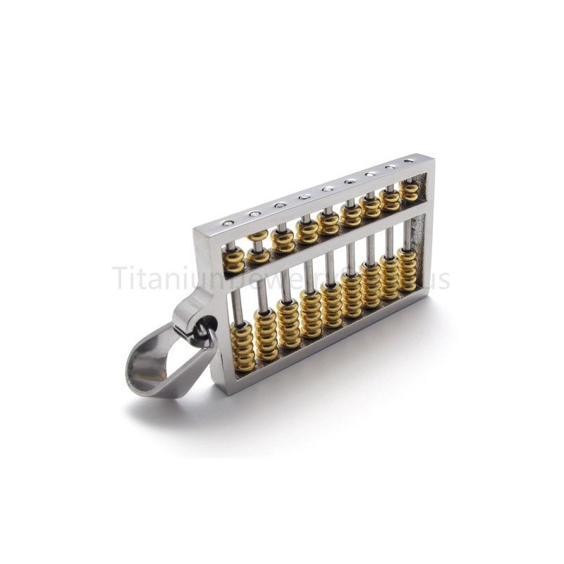 Nieuwe Gouden Abacus Titanium Hanger Nieuwe Gouden Abacus Titanium Hanger