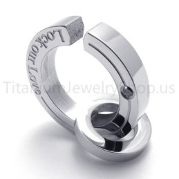 Nieuwe Breukring Zilverkleurige Titanium Hanger