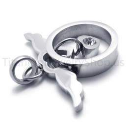 Nieuwe Mooie Zilveren Titanium Hanger