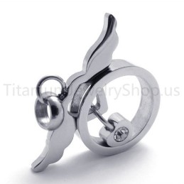 Nieuwe Mooie Zilveren Titanium Hanger