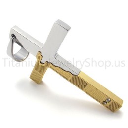 Nieuwe Duotone Torn Edges Cross Titanium Hanger