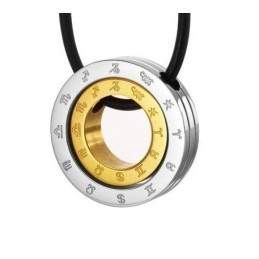 Hanger En Ketting Van Puur Titanium Met Sterrenbeelden